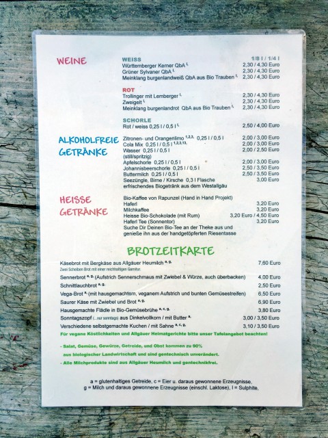 Hündeleskopfhütte vegan